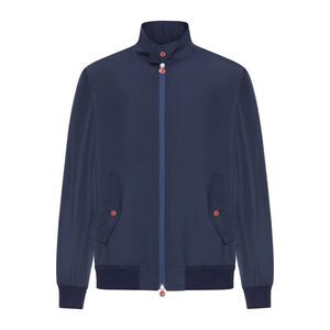 Kiton Men Technical Fabric Bomber Jacket